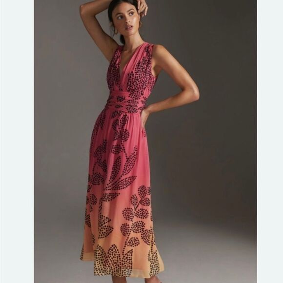 New
Anthropologie Verb by Pallavi Singhee Ombre Chiffon
Maxi Dress size XS - Picture 2 of 10